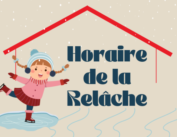 Modifications aux horaires des patinoires pour la Semaine de la Relâche