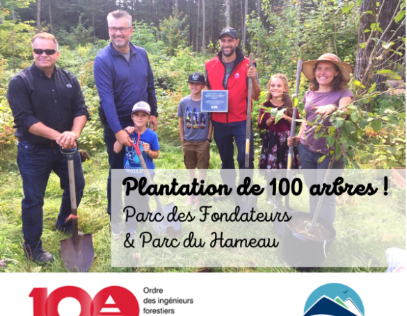 Les enfants de Stoneham plantent des arbres pour souligner le centenaire de l’OIFQ