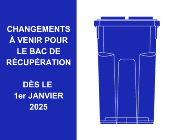 Changements à venir pour le bac bleu