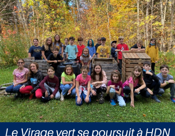 Le compost à la grandeur de l'école HDN